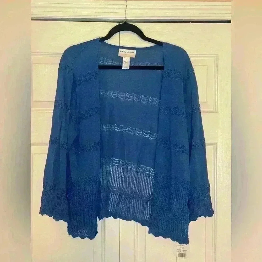 Alfred Dunner Cardigan Sweater NWT Size 1X MSRP $62.50